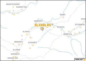 map of Al Khalaş