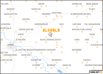 map of Al Khalāʼ