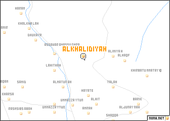 map of Al Khālidīyah