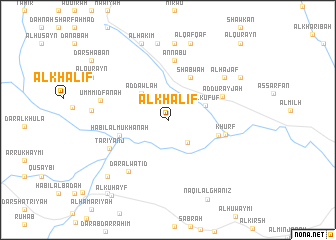 map of Al Khalīf