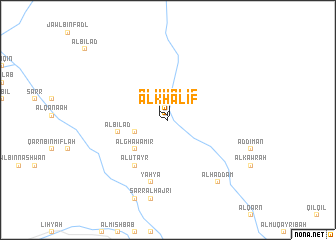 map of Al Khalīf