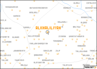 map of Al Khalīlīyah