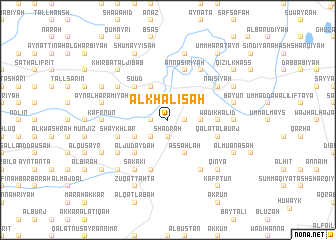 map of Al Khālişah