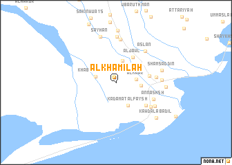 map of Al Khāmilah