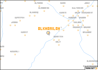 map of Al Khamīlah