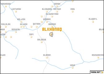 map of Al Khanaq