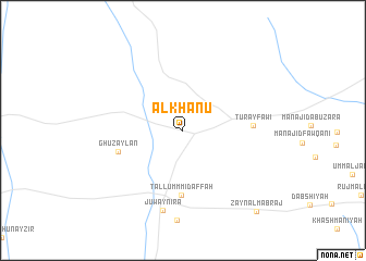 map of Al Khānū