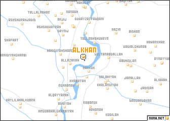 map of Al Khān