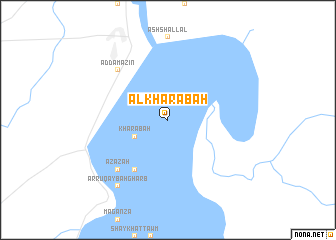 map of Al Kharābah