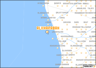 map of Al Kharābah