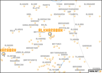 map of Al Kharābah