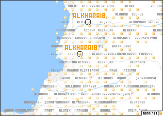 map of Al Kharāʼib