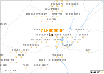 map of Al Kharāʼib