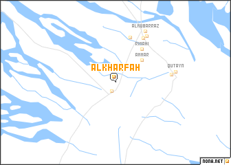 map of Al Kharfah