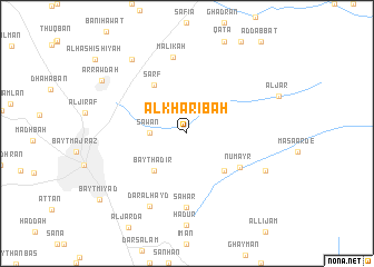 map of Al Kharibah