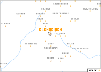 map of Al Kharibah