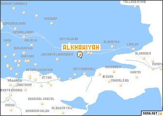map of Al Khāwīyah