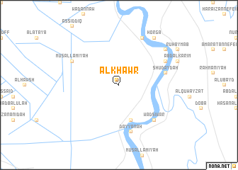 map of Al Khawr