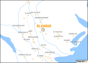 map of Al Khawr