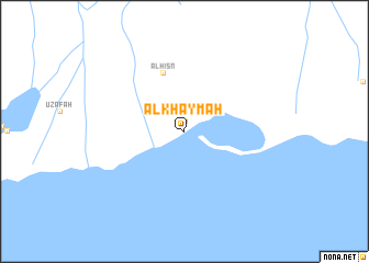 map of Al Khaymah