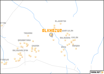 map of Al Khazūr