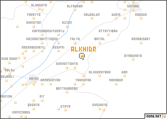 map of Al Khiḑr