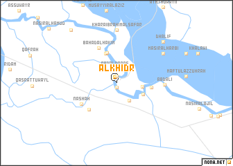 map of Al Khiḑr