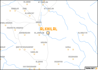map of Al Khilal