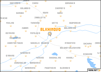 map of Al\