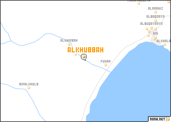 map of Al Khubbah