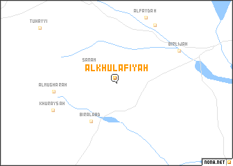 map of Al Khulafīyah