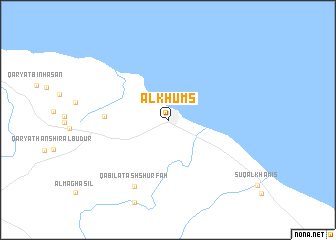 map of Al Khums