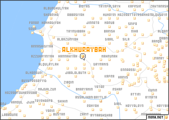 map of Al Khuraybah