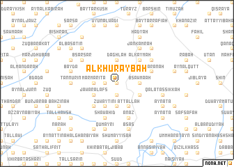 map of Al Khuraybah