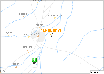 map of Al Khuraymī