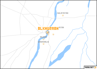 map of Al Khurmah