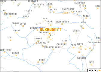 map of Al Khusayţ