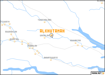 map of Al Khuţāmah