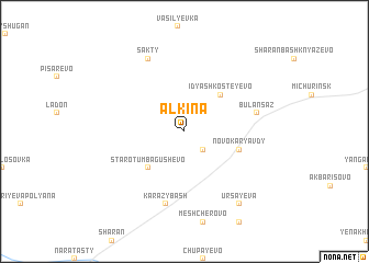 map of Al\