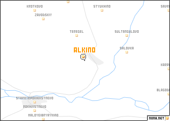 map of Al\