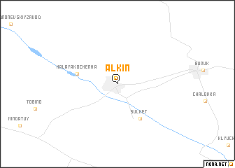 map of Alkin