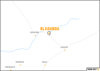 map of Al Koubou