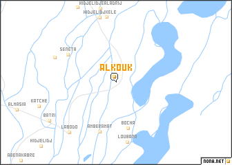 map of Al Kouk