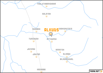 map of Al Kuds