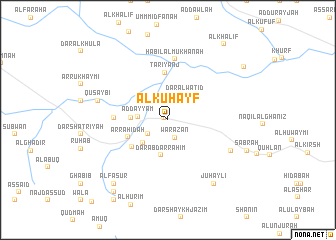 map of Al Kuḩayf