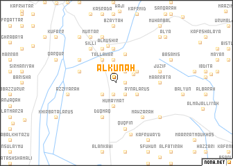 map of Al Kūnah