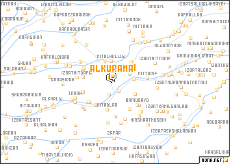 map of Al Kuramāʼ