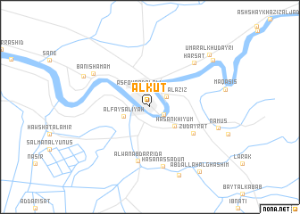 map of Al Kūt