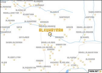 map of Al Kuwayrah