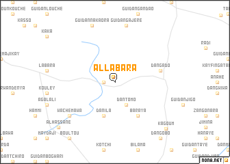 map of Allabara